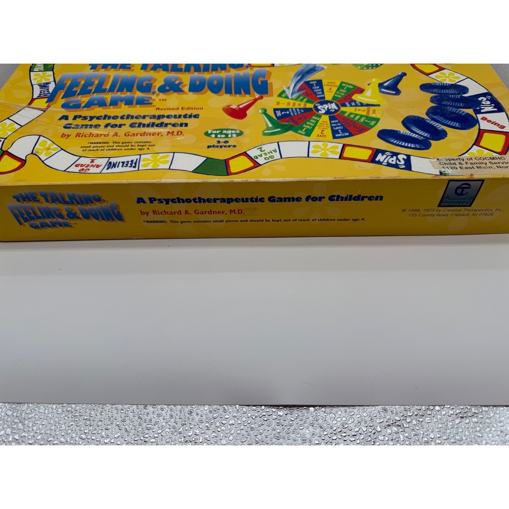 The Talking Feeling & Doing Game Revised Edition Psychotherapeutic Board Game - Picture 6 of 6